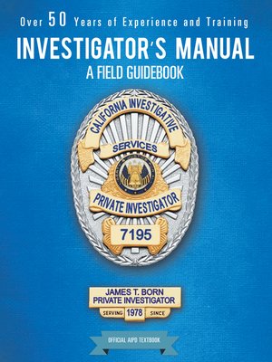 cover image of Investigator's Manual